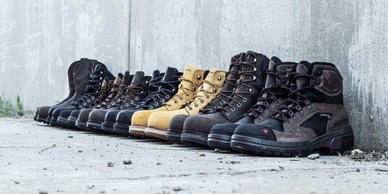 different types of work boots